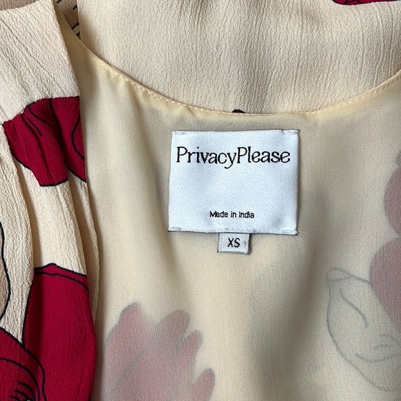 REVOLVE Floral Maxi Dress in Cream and Red - Picture 9 of 10